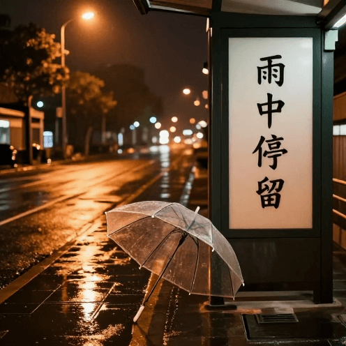 雨中停留 (Staying in the Rain)