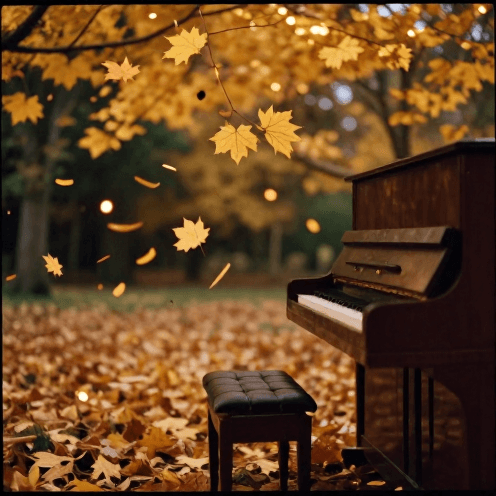 A Melancholic Yet Psychedelic Piano
