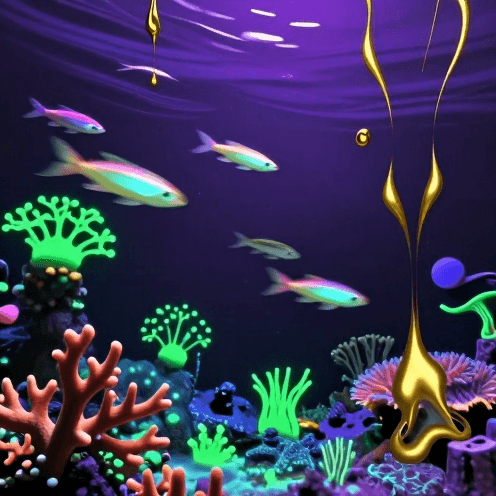 A Surrealist Underwater, Psychedelic Synthwave