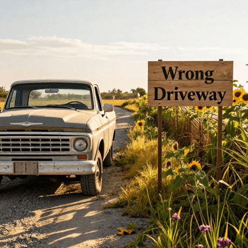 Wrong Driveway